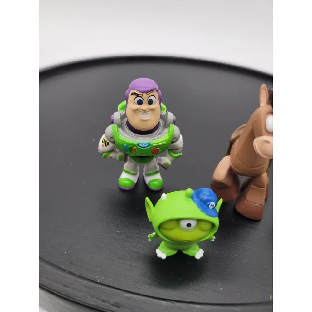 Disney Pixar Toy Story Mini PVC Figures Lot Of 4 Bullseye  Alien Buzz Cake Toppe